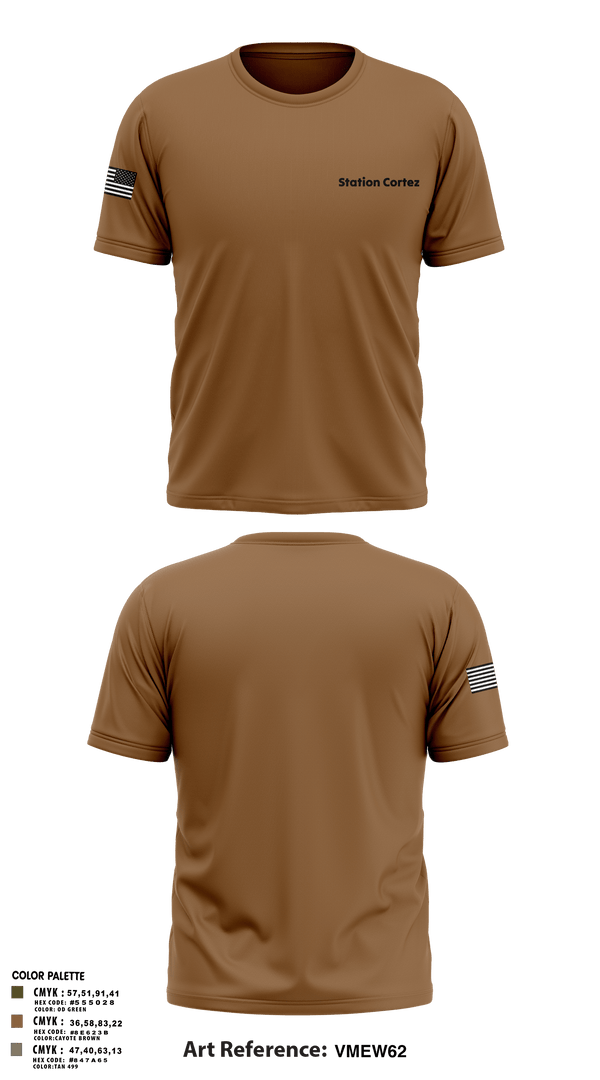 Old School Cotton Feel Shirt, Station Cortez, Coast Guard, Teamtime, Team time, sublimation, custom sports apparel, team uniforms, spirit wear, spiritwear, sports uniforms, custom shirts, team store, custom team store, fundraiser sports, apparel fundraiser