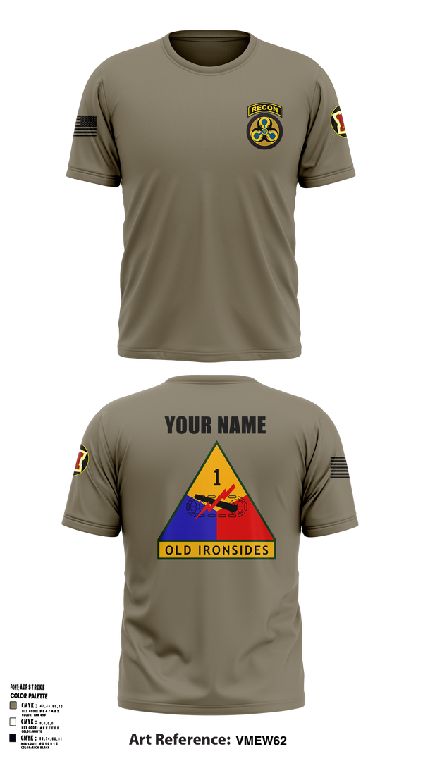Old School Cotton Feel Shirt, Recon2, Army, Teamtime, Team time, sublimation, custom sports apparel, team uniforms, spirit wear, spiritwear, sports uniforms, custom shirts, team store, custom team store, fundraiser sports, apparel fundraiser