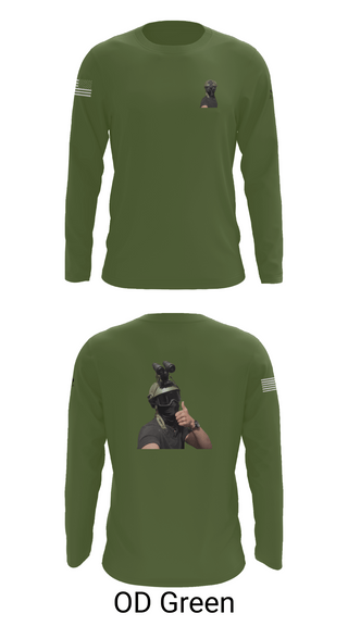 Long Sleeve Performance Shirt, 1st marine divison, , Teamtime, Team time, sublimation, custom sports apparel, team uniforms, spirit wear, spiritwear, sports uniforms, custom shirts, team store, custom team store, fundraiser sports, apparel fundraiser