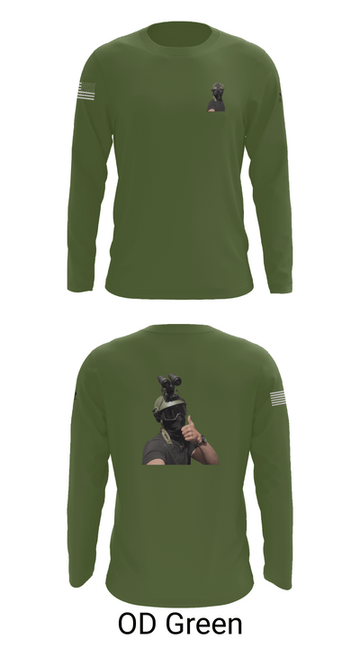 1st marine divison 61808262 Long Sleeve Performance Shirt 46