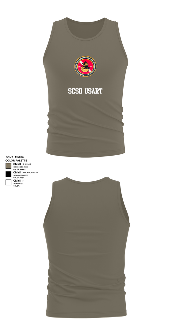 Tank Top, SCSO USART, , Teamtime, Team time, sublimation, custom sports apparel, team uniforms, spirit wear, spiritwear, sports uniforms, custom shirts, team store, custom team store, fundraiser sports, apparel fundraiser