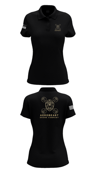 Womens Short Sleeve Performance Polo, AeroBeast, , Teamtime, Team time, sublimation, custom sports apparel, team uniforms, spirit wear, spiritwear, sports uniforms, custom shirts, team store, custom team store, fundraiser sports, apparel fundraiser