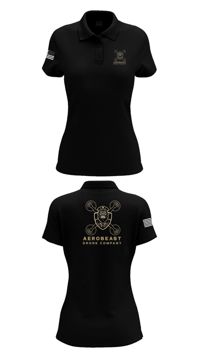 AeroBeast 64467667 Women's Short Sleeve Performance Polo  - 36