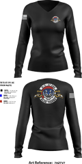 Delta Troop 3-17 CAV 34890879 Women's Long Sleeve V-neck Shirt - 6