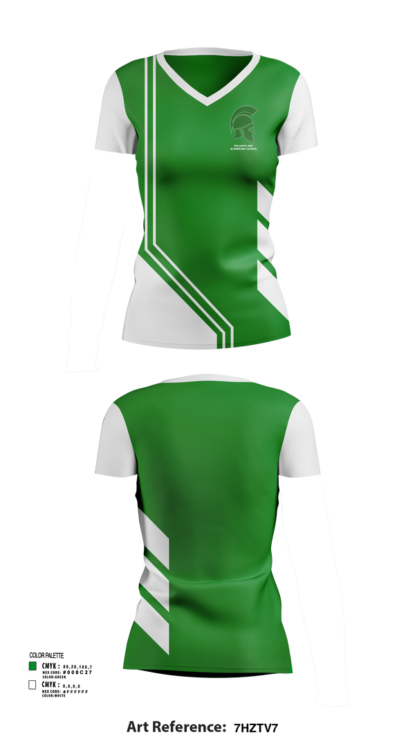 Womens Short Sleeve Vneck Shirt, William H. Ray Elementary School, Spirit Store, Teamtime, Team time, sublimation, custom sports apparel, team uniforms, spirit wear, spiritwear, sports uniforms, custom shirts, team store, custom team store, fundraiser sports, apparel fundraiser