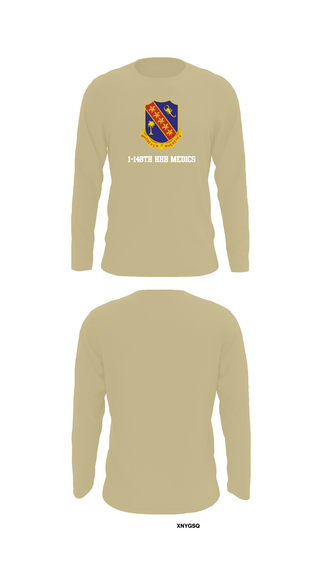 Long Sleeve Performance Shirt, 1-148th HHB Medics, , Teamtime, Team time, sublimation, custom sports apparel, team uniforms, spirit wear, spiritwear, sports uniforms, custom shirts, team store, custom team store, fundraiser sports, apparel fundraiser