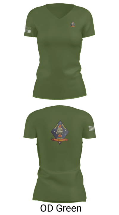 1st Recon 56850190 Women's Short Sleeve V-neck Shirt - 48