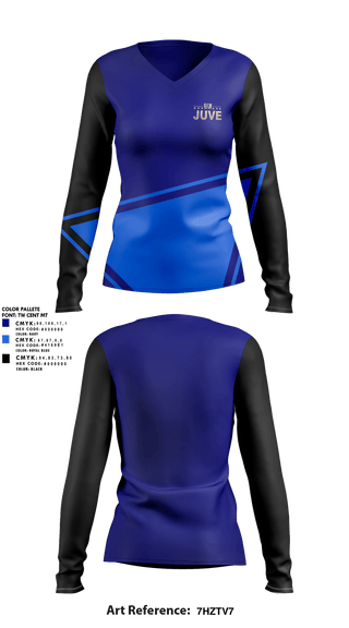 Womens Long Sleeve Vneck Shirt, EP Juventus, Men's Soccer, Teamtime, Team time, sublimation, custom sports apparel, team uniforms, spirit wear, spiritwear, sports uniforms, custom shirts, team store, custom team store, fundraiser sports, apparel fundraiser