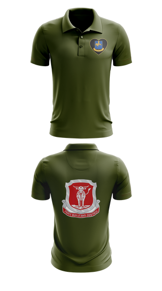 Short Sleeve Performance Polo, Bull Strike, Army, Teamtime, Team time, sublimation, custom sports apparel, team uniforms, spirit wear, spiritwear, sports uniforms, custom shirts, team store, custom team store, fundraiser sports, apparel fundraiser