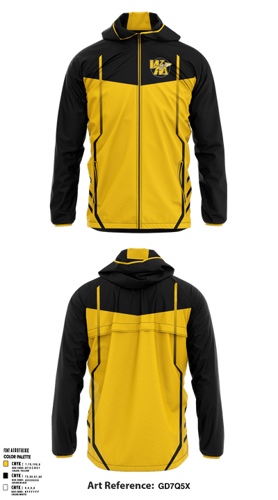 Watkins Memorial High School Golf 65050201 Windbreaker - 6