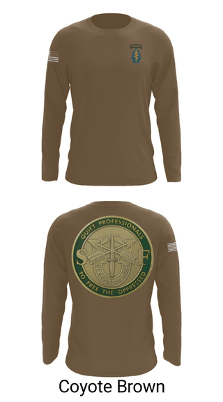 Long Sleeve Performance Shirt, Echo 20th SFG, National Guard, Teamtime, Team time, sublimation, custom sports apparel, team uniforms, spirit wear, spiritwear, sports uniforms, custom shirts, team store, custom team store, fundraiser sports, apparel fundraiser