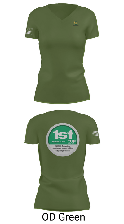 28th MP Company 42431415 Women's Short Sleeve V-neck Shirt - 46