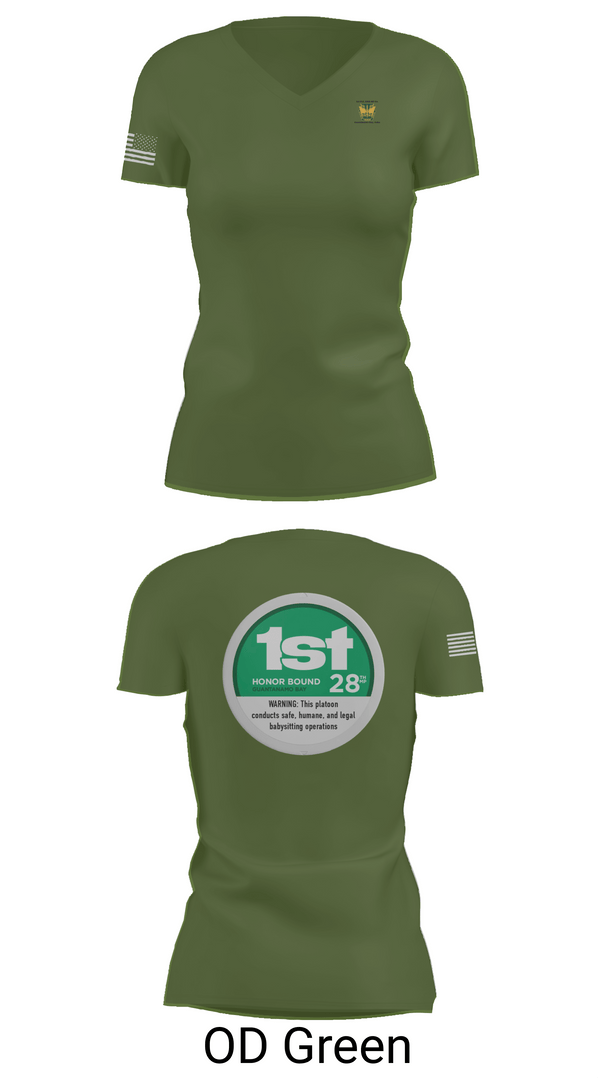 Womens Short Sleeve Vneck Shirt, 28th MP Company, National Guard, Teamtime, Team time, sublimation, custom sports apparel, team uniforms, spirit wear, spiritwear, sports uniforms, custom shirts, team store, custom team store, fundraiser sports, apparel fundraiser