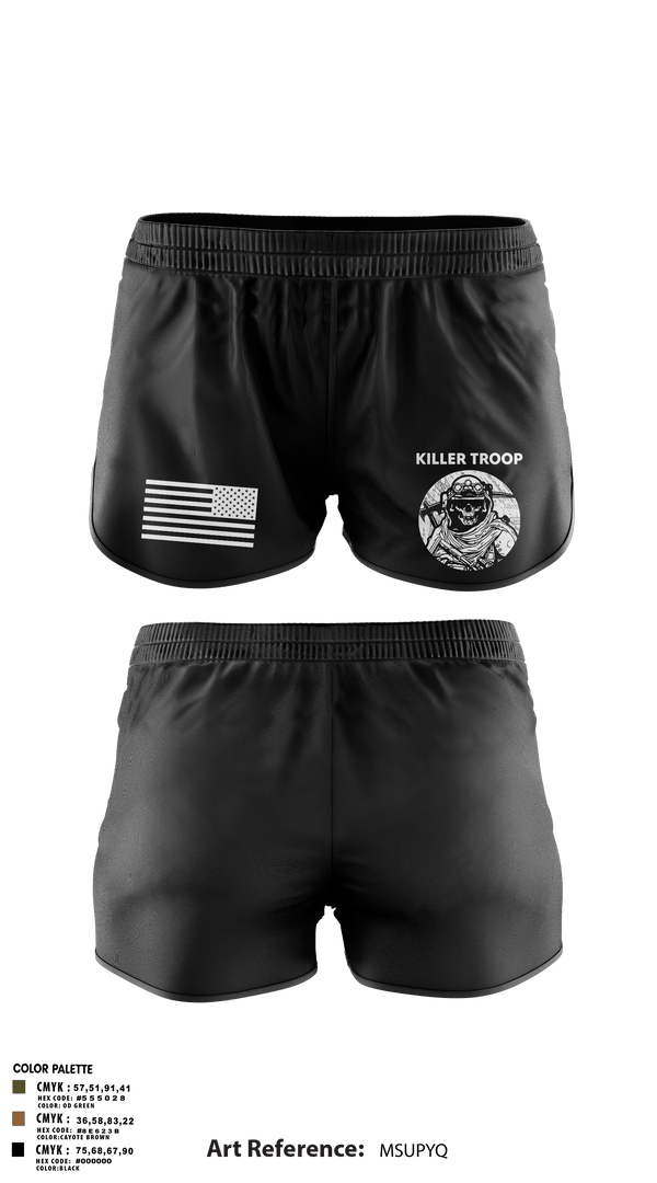 Ranger Panties, Killer Troop, Army, Teamtime, Team time, sublimation, custom sports apparel, team uniforms, spirit wear, spiritwear, sports uniforms, custom shirts, team store, custom team store, fundraiser sports, apparel fundraiser