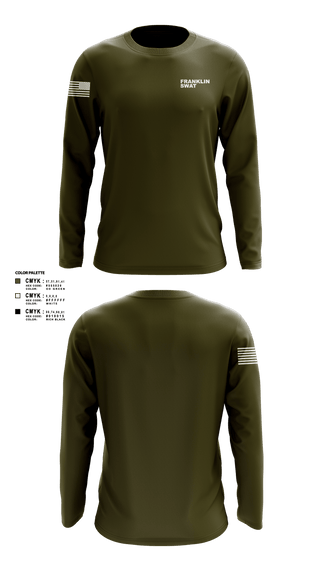 Long Sleeve Performance Shirt, Franklin swat, , Teamtime, Team time, sublimation, custom sports apparel, team uniforms, spirit wear, spiritwear, sports uniforms, custom shirts, team store, custom team store, fundraiser sports, apparel fundraiser