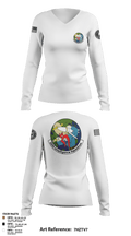 20th Intelligence Squadron 35709340 Women's Long Sleeve V-neck Shirt - 2