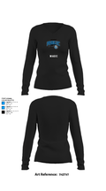 Magic 72123563 Women's Long Sleeve V-neck Shirt - 34