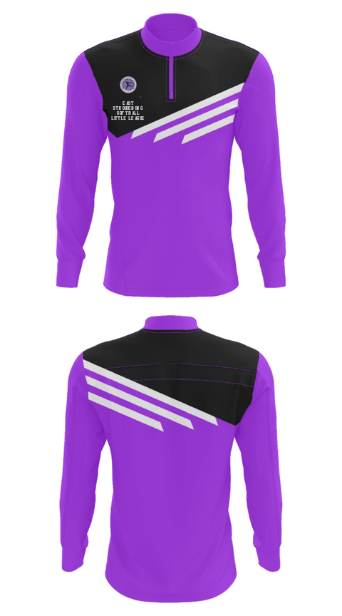Quarter Zip Jacket, East Stroudsburg Softball Little League, Softball, Teamtime, Team time, sublimation, custom sports apparel, team uniforms, spirit wear, spiritwear, sports uniforms, custom shirts, team store, custom team store, fundraiser sports, apparel fundraiser