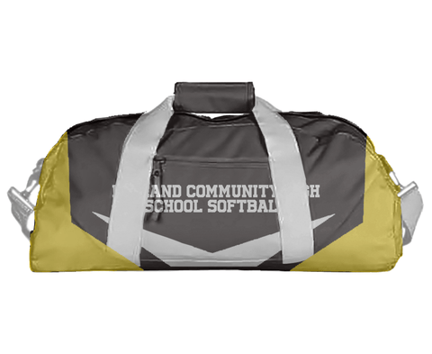 Duffle Bag, Midland Community High School Softball, Softball, Teamtime, Team time, sublimation, custom sports apparel, team uniforms, spirit wear, spiritwear, sports uniforms, custom shirts, team store, custom team store, fundraiser sports, apparel fundraiser
