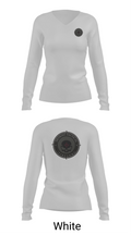 Detroit Tactical Firearms 87119150 Women's Long Sleeve V-neck Shirt - 16
