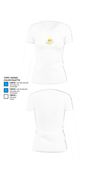 Womens Short Sleeve Vneck Shirt, Barstow Little League Softball, Softball, Teamtime, Team time, sublimation, custom sports apparel, team uniforms, spirit wear, spiritwear, sports uniforms, custom shirts, team store, custom team store, fundraiser sports, apparel fundraiser