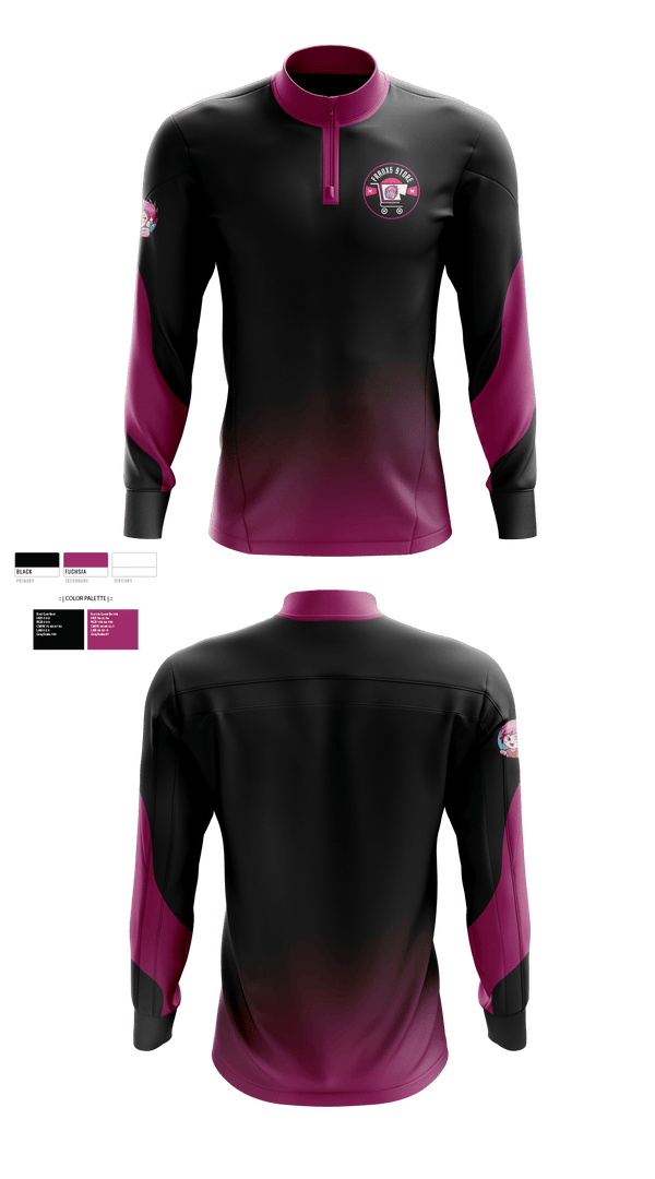 Quarter Zip Jacket, Francs Store, E-Sports, Teamtime, Team time, sublimation, custom sports apparel, team uniforms, spirit wear, spiritwear, sports uniforms, custom shirts, team store, custom team store, fundraiser sports, apparel fundraiser