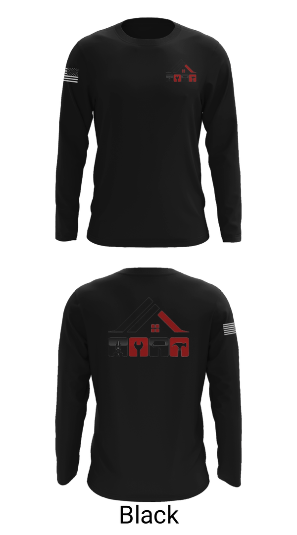 Long Sleeve Performance Shirt, REPAIR & REMODEL SOLUTIONS LLC, , Teamtime, Team time, sublimation, custom sports apparel, team uniforms, spirit wear, spiritwear, sports uniforms, custom shirts, team store, custom team store, fundraiser sports, apparel fundraiser