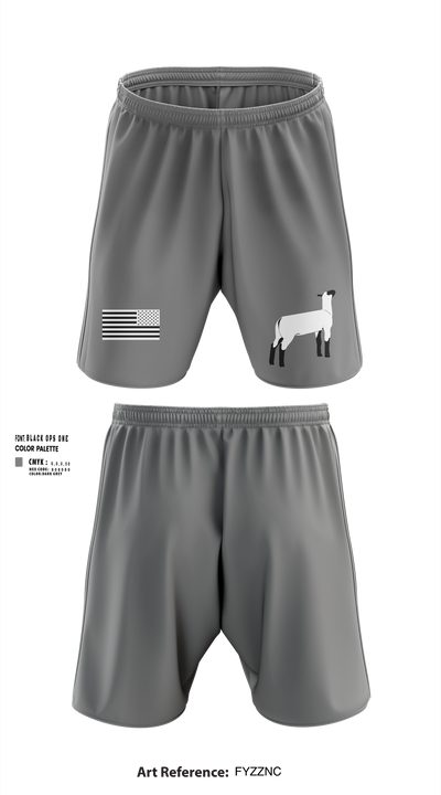 Hover Show Lambs 67940575 Athletic Shorts With Pockets - 1
