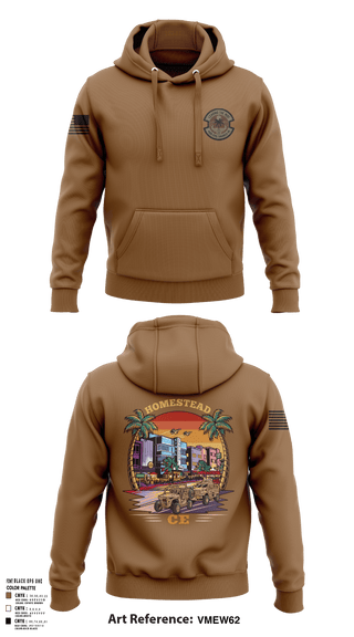 Hoodie, 482D Civil Engineer Squadron, Air Force, Teamtime, Team time, sublimation, custom sports apparel, team uniforms, spirit wear, spiritwear, sports uniforms, custom shirts, team store, custom team store, fundraiser sports, apparel fundraiser