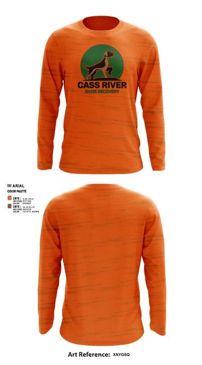 Cass River game recovery 87897847 Long Sleeve Performance Shirt - 1