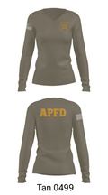 APSLFD 19423185 Women's Long Sleeve V-neck Shirt - 77