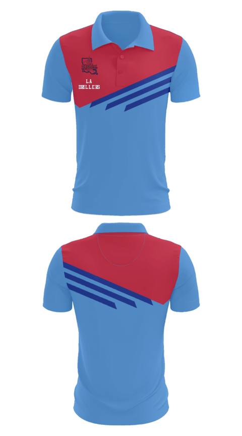 Short Sleeve Performance Polo, La Drillers, Baseball, Teamtime, Team time, sublimation, custom sports apparel, team uniforms, spirit wear, spiritwear, sports uniforms, custom shirts, team store, custom team store, fundraiser sports, apparel fundraiser
