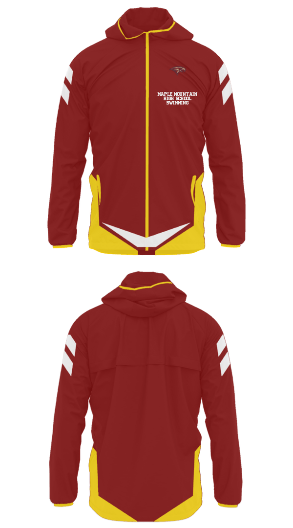 Windbreaker, Maple Mountain High School Swimming, Swimming, Teamtime, Team time, sublimation, custom sports apparel, team uniforms, spirit wear, spiritwear, sports uniforms, custom shirts, team store, custom team store, fundraiser sports, apparel fundraiser