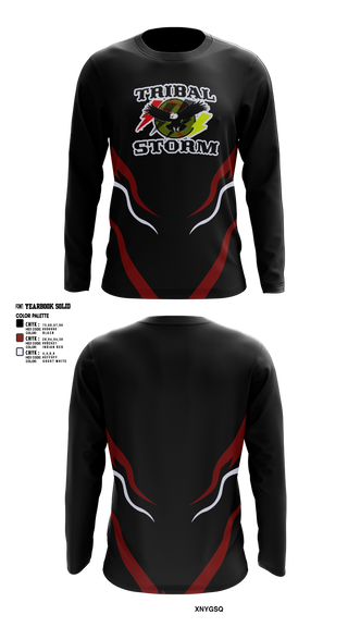 Long Sleeve Performance Shirt, Tribal Storm, Softball, Teamtime, Team time, sublimation, custom sports apparel, team uniforms, spirit wear, spiritwear, sports uniforms, custom shirts, team store, custom team store, fundraiser sports, apparel fundraiser