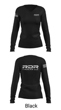 RDR TRUCKS LLC. 52708353 Women's Long Sleeve V-neck Shirt - 35