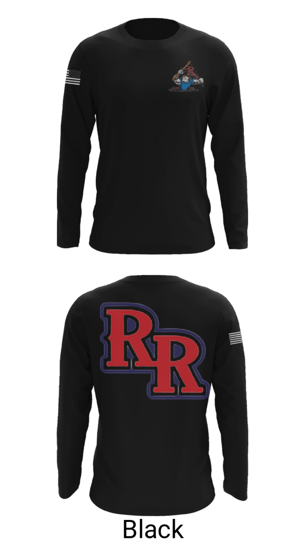 Long Sleeve Performance Shirt, Rudder Middle School Soccer, Men's Soccer, Teamtime, Team time, sublimation, custom sports apparel, team uniforms, spirit wear, spiritwear, sports uniforms, custom shirts, team store, custom team store, fundraiser sports, apparel fundraiser