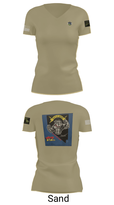 152 Port Dawgs 71317587 Women's Short Sleeve V-neck Shirt - 88