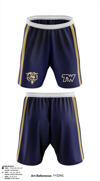 Athletic Shorts With Pockets, TRI-WEST BRUINS, Football, Teamtime, Team time, sublimation, custom sports apparel, team uniforms, spirit wear, spiritwear, sports uniforms, custom shirts, team store, custom team store, fundraiser sports, apparel fundraiser