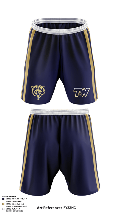 TRI-WEST BRUINS 79364606 Athletic Shorts With Pockets - 1