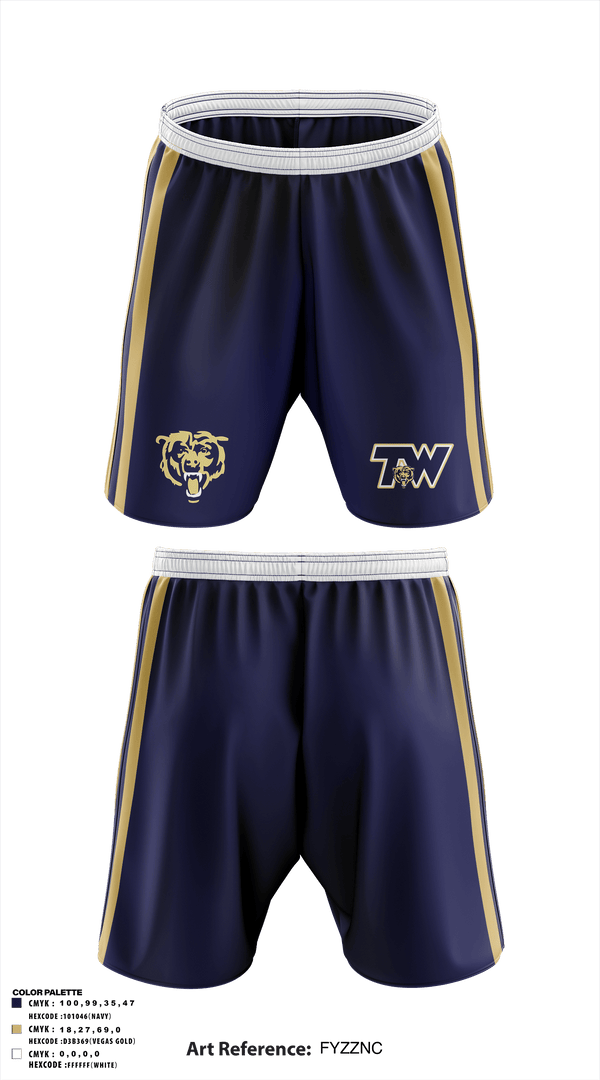Athletic Shorts With Pockets, TRI-WEST BRUINS, Football, Teamtime, Team time, sublimation, custom sports apparel, team uniforms, spirit wear, spiritwear, sports uniforms, custom shirts, team store, custom team store, fundraiser sports, apparel fundraiser