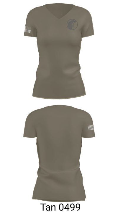 DCSO 40185438 Women's Short Sleeve V-neck Shirt - 65