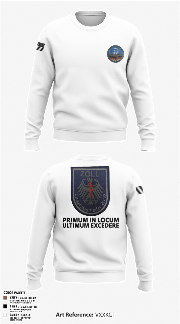 Crew Neck Sweatshirt, Bravo Medics Zoll, Police, Teamtime, Team time, sublimation, custom sports apparel, team uniforms, spirit wear, spiritwear, sports uniforms, custom shirts, team store, custom team store, fundraiser sports, apparel fundraiser