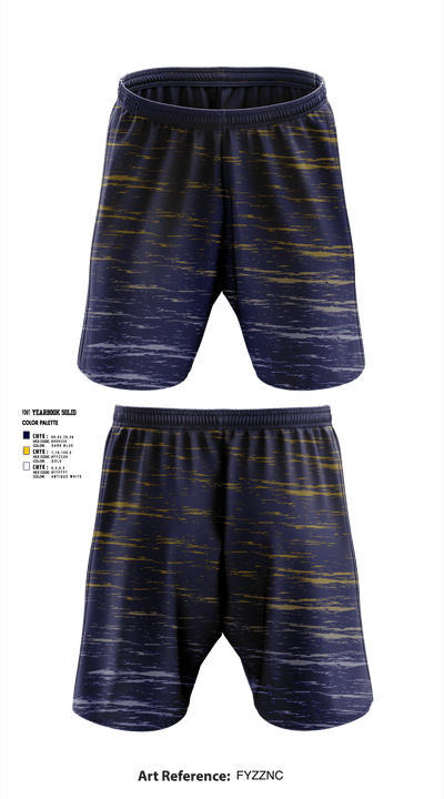 Beacon Girls Varsity Swimming 5326859 Athletic Shorts With Pockets - 1