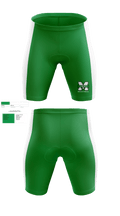 Monahans High School Volleyball 83796178 Men's Compression Shorts - 1