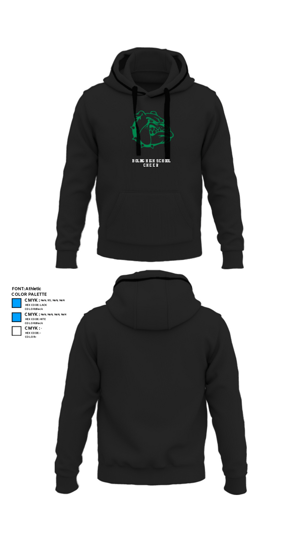 Hoodie, Boling High School Cheer, Cheer, Teamtime, Team time, sublimation, custom sports apparel, team uniforms, spirit wear, spiritwear, sports uniforms, custom shirts, team store, custom team store, fundraiser sports, apparel fundraiser
