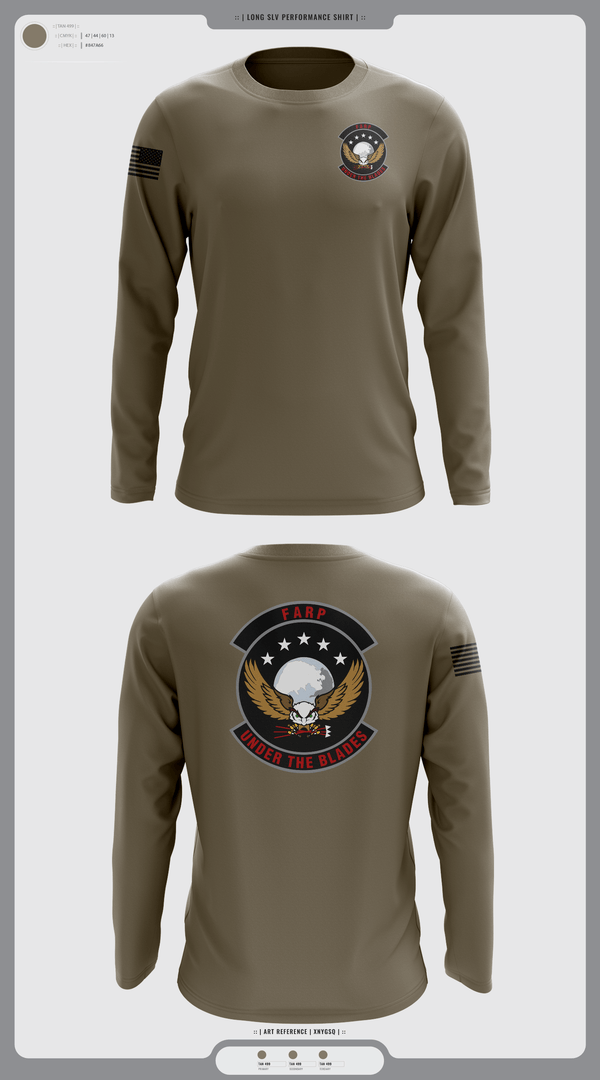 Long Sleeve Performance Shirt, FARP, Air Force, Teamtime, Team time, sublimation, custom sports apparel, team uniforms, spirit wear, spiritwear, sports uniforms, custom shirts, team store, custom team store, fundraiser sports, apparel fundraiser