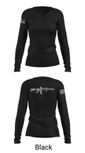 Tactical Miami Training 85748416 Women's Long Sleeve V-neck Shirt - 35