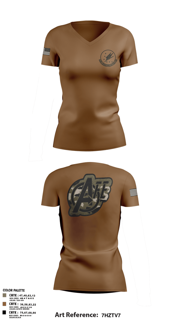 Womens Short Sleeve Vneck Shirt, 509 OSS, Air Force, Teamtime, Team time, sublimation, custom sports apparel, team uniforms, spirit wear, spiritwear, sports uniforms, custom shirts, team store, custom team store, fundraiser sports, apparel fundraiser