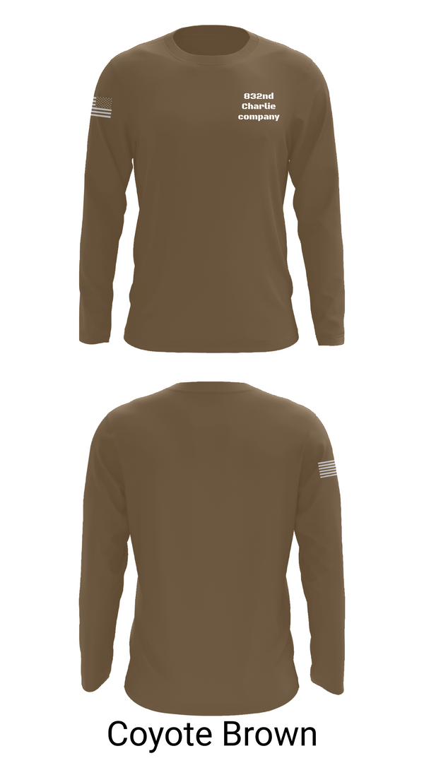 Long Sleeve Performance Shirt, 832nd Charlie company, , Teamtime, Team time, sublimation, custom sports apparel, team uniforms, spirit wear, spiritwear, sports uniforms, custom shirts, team store, custom team store, fundraiser sports, apparel fundraiser