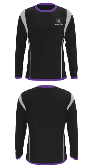 Long Sleeve Performance Shirt, Meade High School Track, Track & Field, Teamtime, Team time, sublimation, custom sports apparel, team uniforms, spirit wear, spiritwear, sports uniforms, custom shirts, team store, custom team store, fundraiser sports, apparel fundraiser